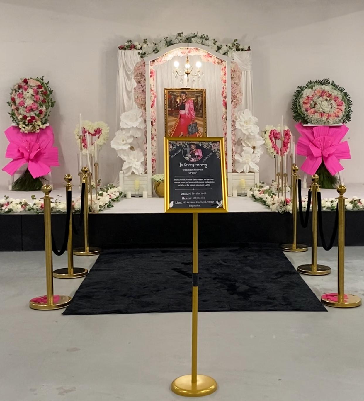 Arrangement floral deuil